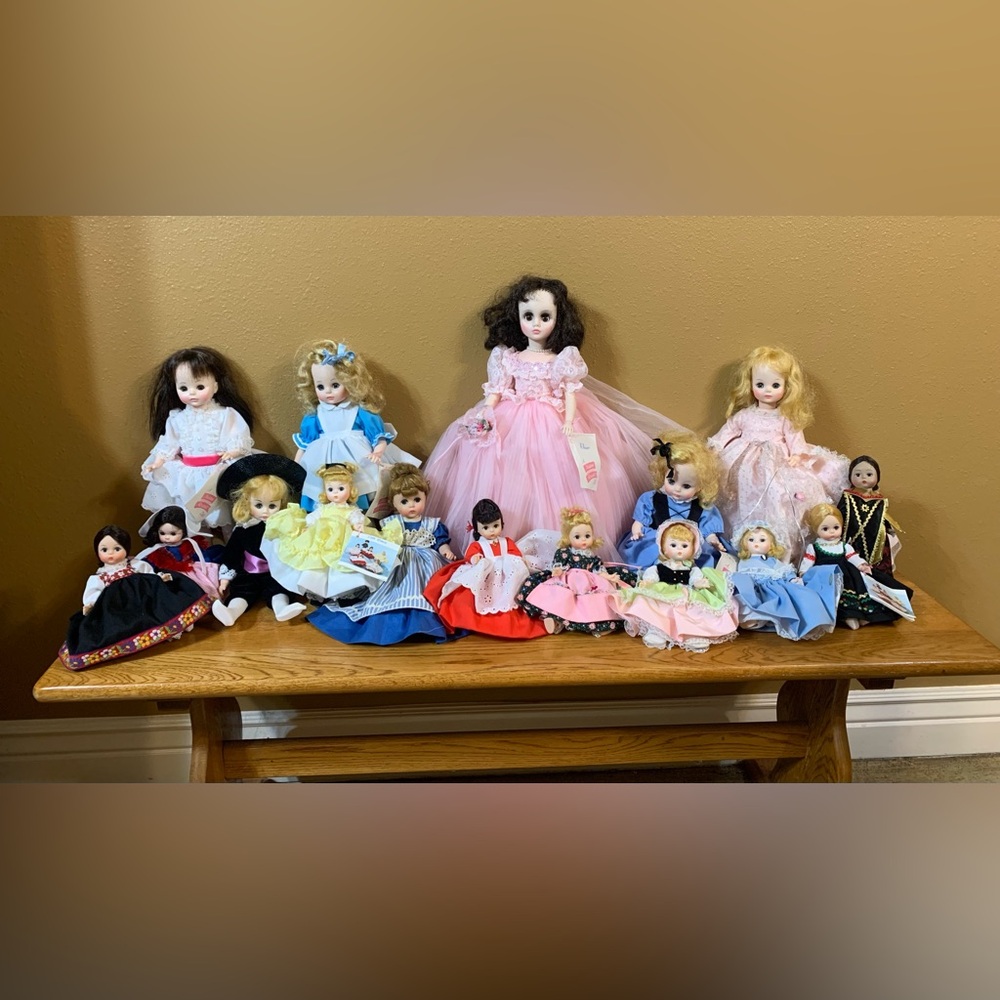 16 Vintage Madam Alexander Dolls